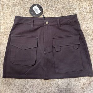 NWT White Fox Weekend Travels Cargo Mini Skirt